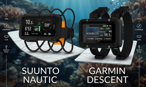 Suunto Nautic vs. Garmin Descent X50i: Care este „regele” adâncurilor ?