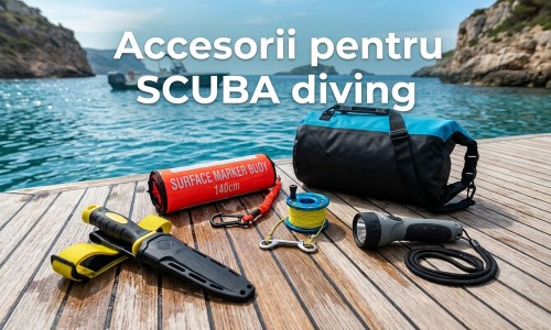 Echipament scuba pentru incepatori: Ce accesorii iti trebuie pentru prima scufundare in siguranta