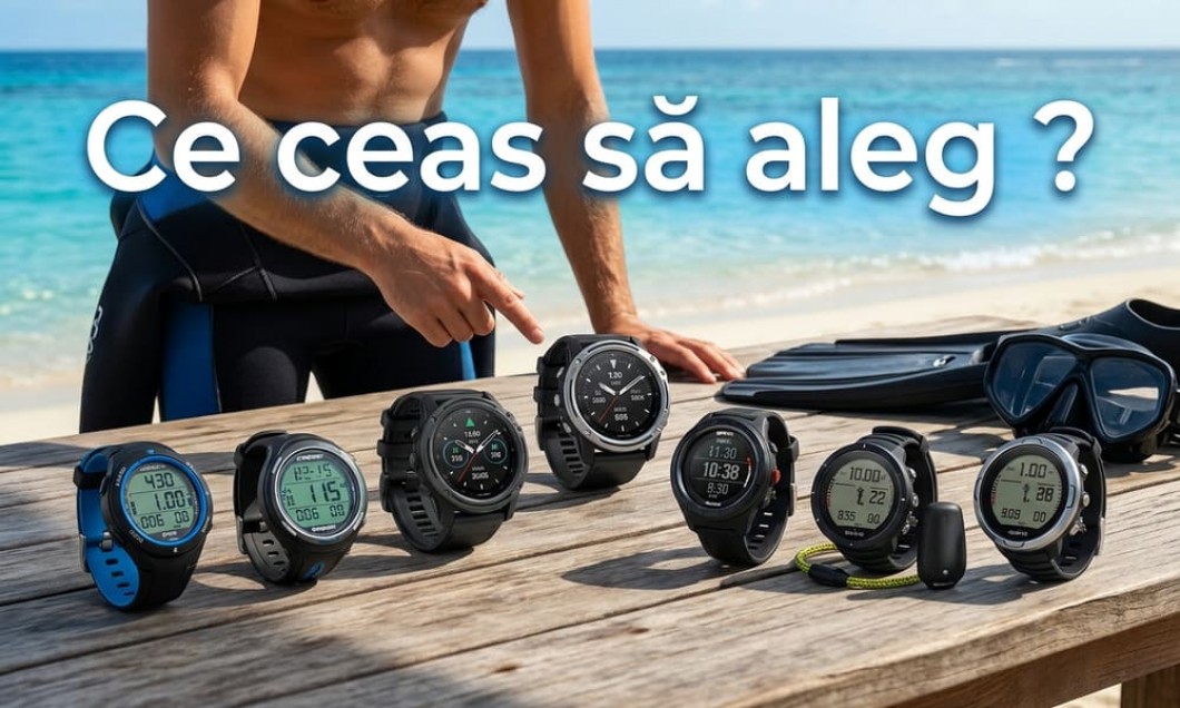 Ghidul Începătorului: Cum alegi cel mai bun ceas pentru scufundări Suunto, Garmin, Mares și Cressi Ghidul Începătorului: Cum alegi cel mai bun ceas pentru scufundări Suunto, Garmin, Mares și Cressi
