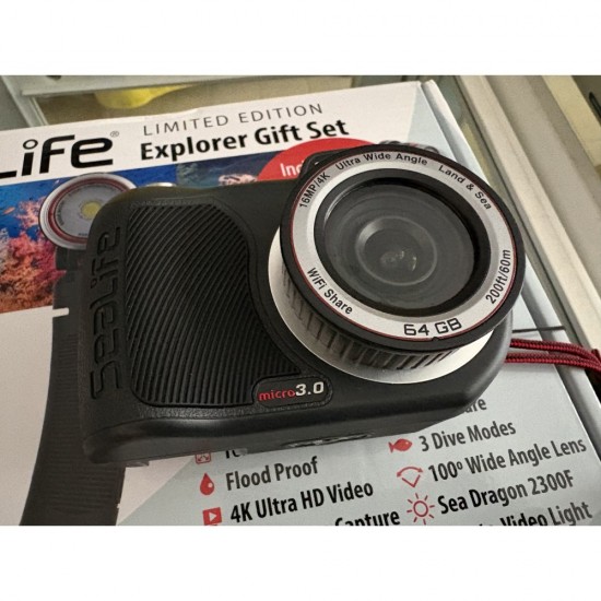 Camera Foto SeaLife MICRO 3.0 64GB + Dragon LIGHT, Limited Edition- SECOND HAND