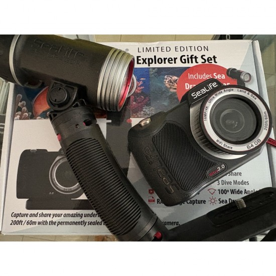 Camera Foto SeaLife MICRO 3.0 64GB + Dragon LIGHT, Limited Edition- SECOND HAND