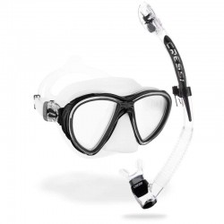 SET SNORKELING QUANTUM + ITACA ULTRA DRY CLEAR/BLACK