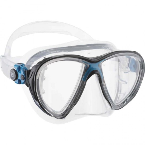 BIG EYES EVOLUTION MASK SIL CLEAR/FRAME BLUE BLACK