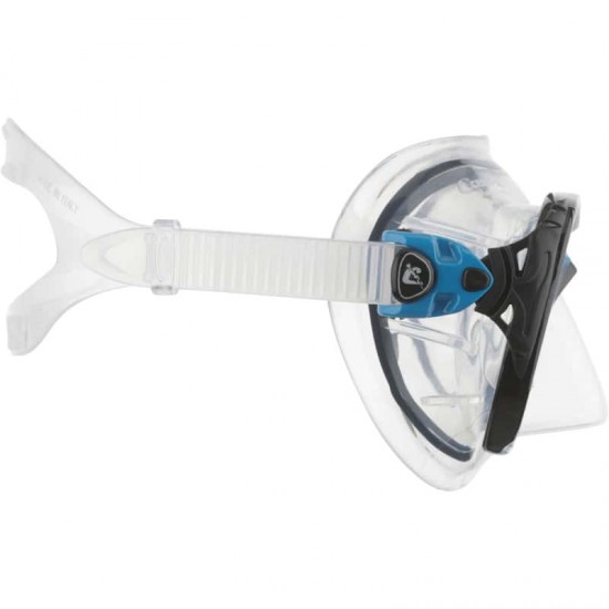 BIG EYES EVOLUTION MASK SIL CLEAR/FRAME BLUE BLACK