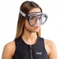 BIG EYES EVOLUTION MASK SIL CLEAR/FRAME BLUE BLACK