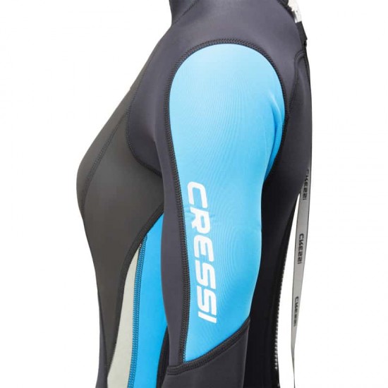 COSTUM MOREA LADY BLACK/TURQUOISE 3mm COSTUM MOREA LADY BLACK/TURQUOISE 3mm