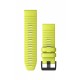 CUREA GARMIN QUICKFIT 26 SILICONE WATCH- GALBEN