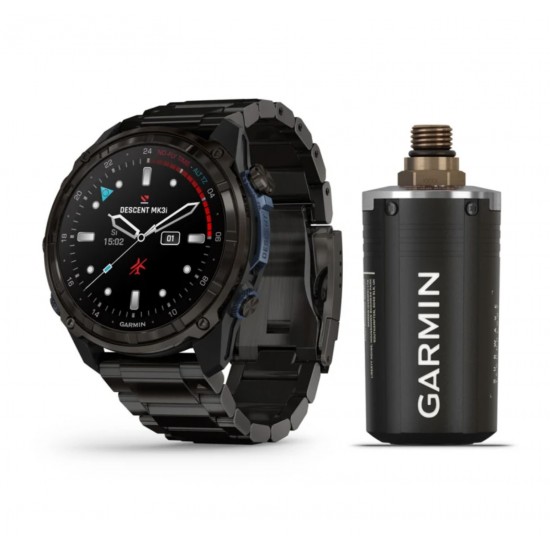 COMPUTER GARMIN DESCENT MK3i 51mm TITAN + DESCENT T2