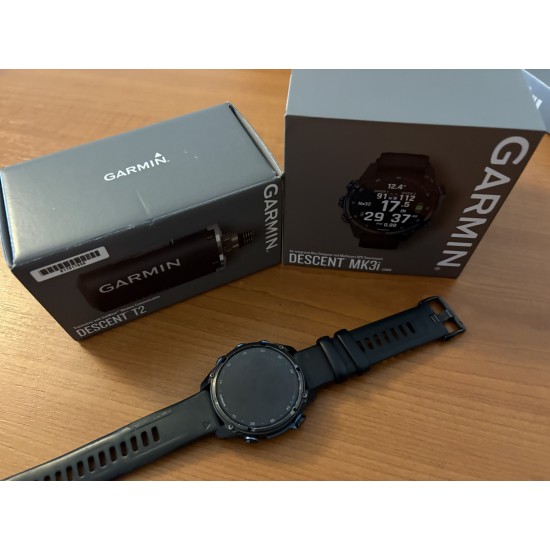 COMPUTER GARMIN MK3i 43mm BLACK + SONDA DESCENT T2 - SECOND HAND